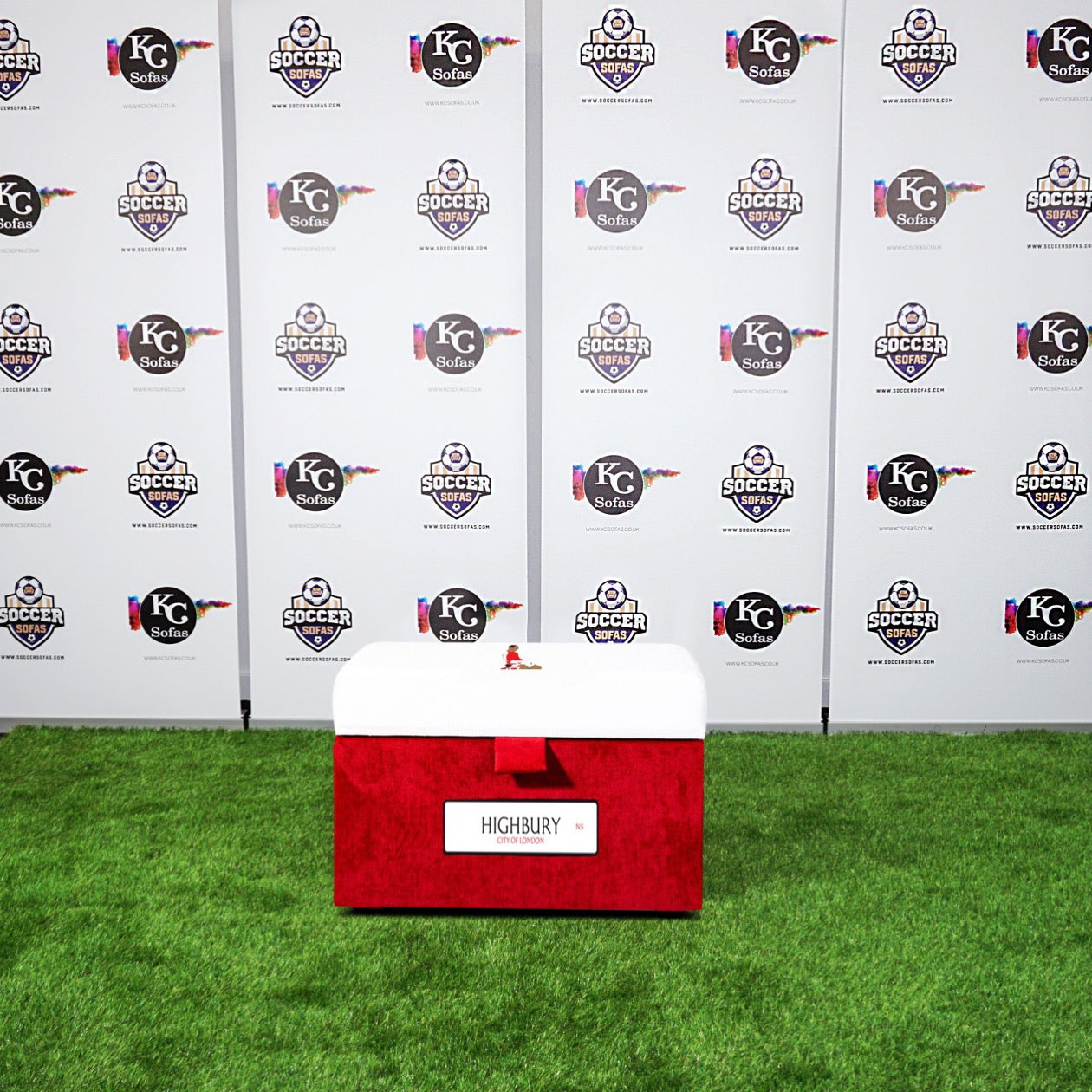 Highbury Storage Footstool (Arsenal FC)