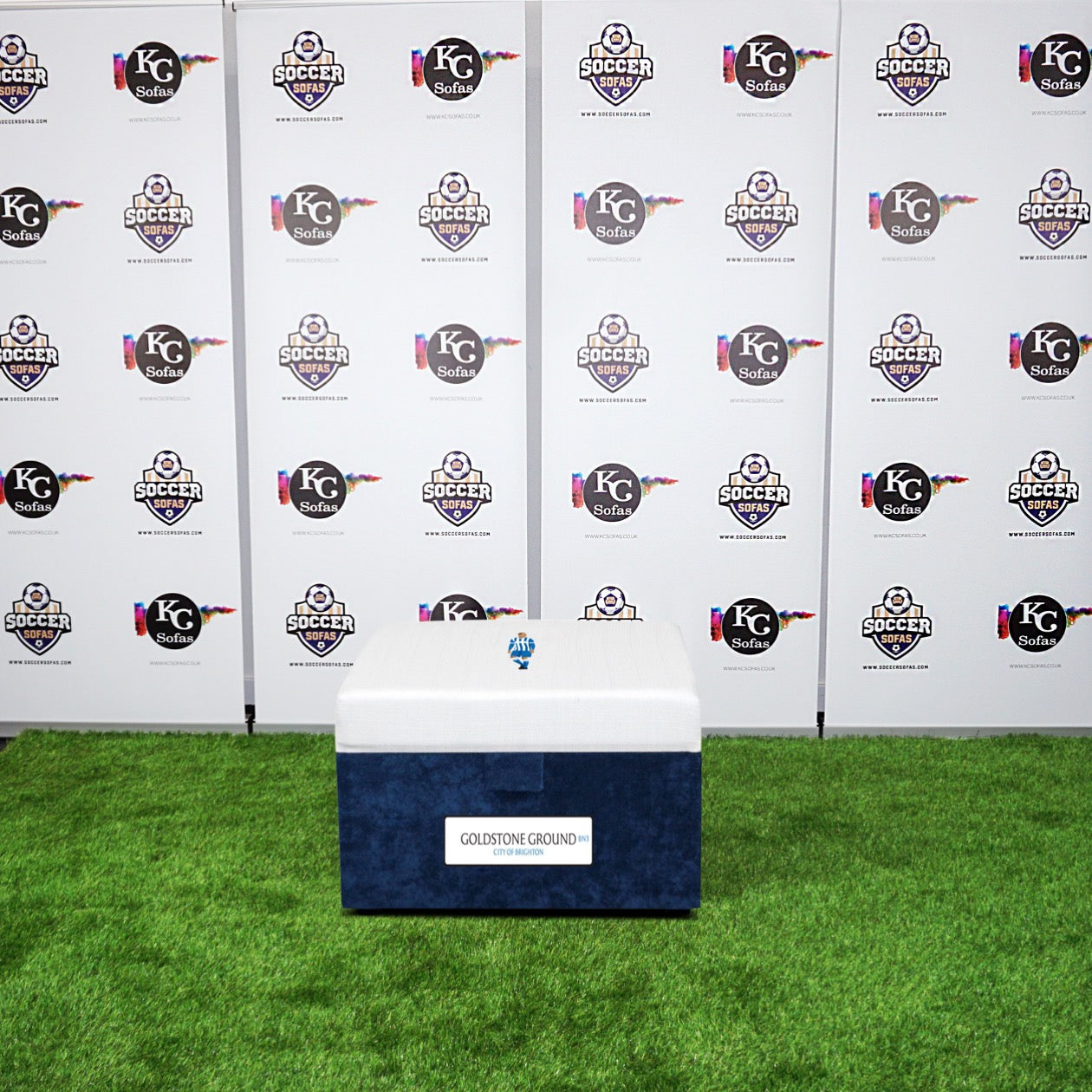 Goldstone Ground Storage Footstool (Brighton & Hove Albion FC)