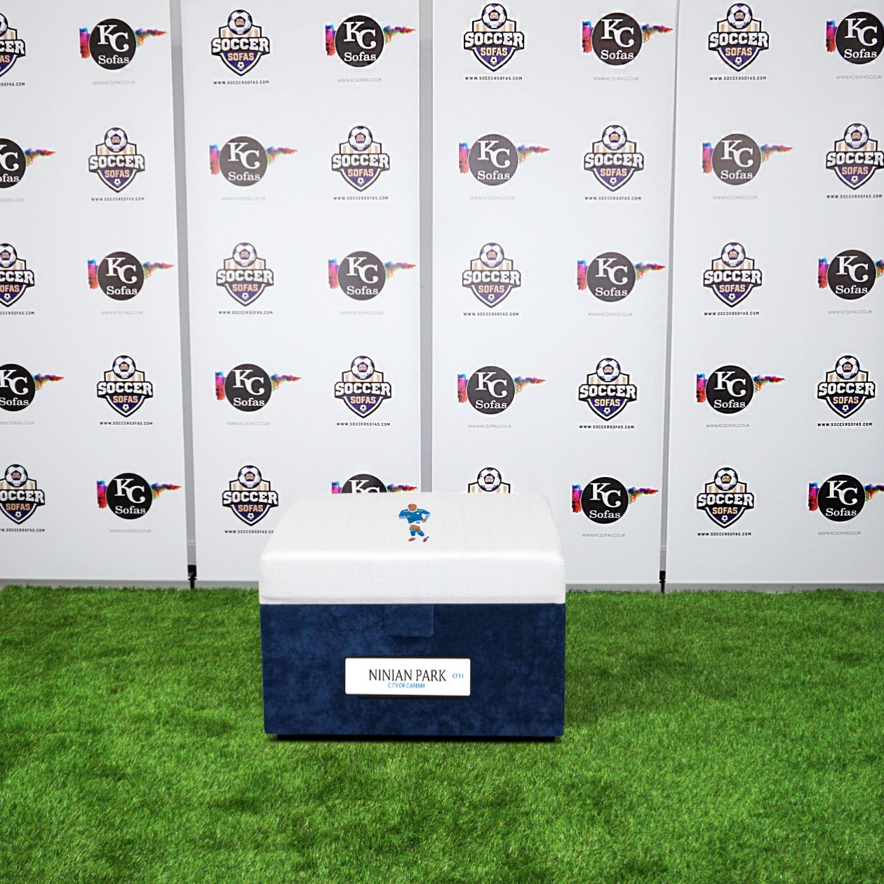 Ninian Park Storage Footstool (Cardiff City FC)