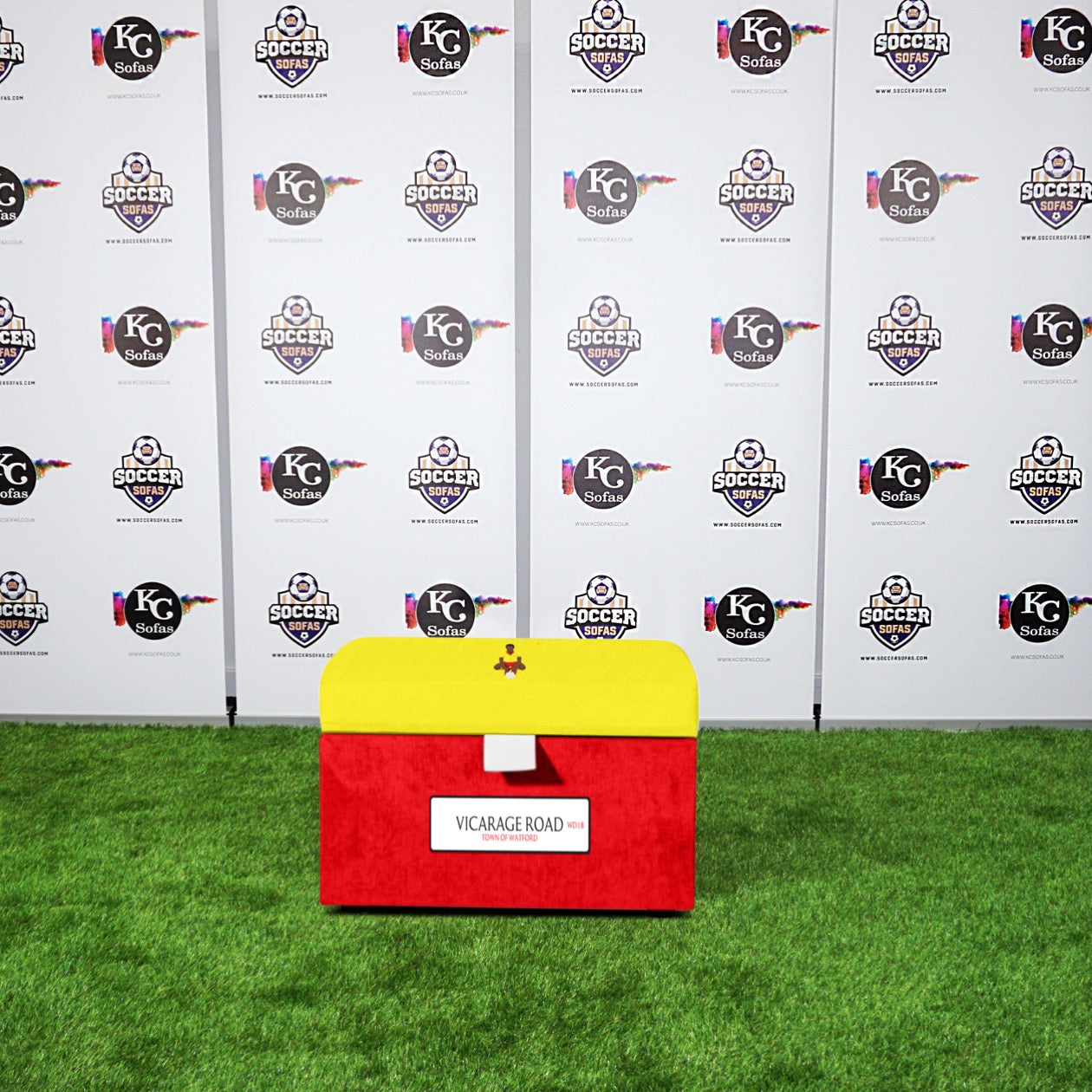 Vicarage Road Storage Footstool (Watford FC)