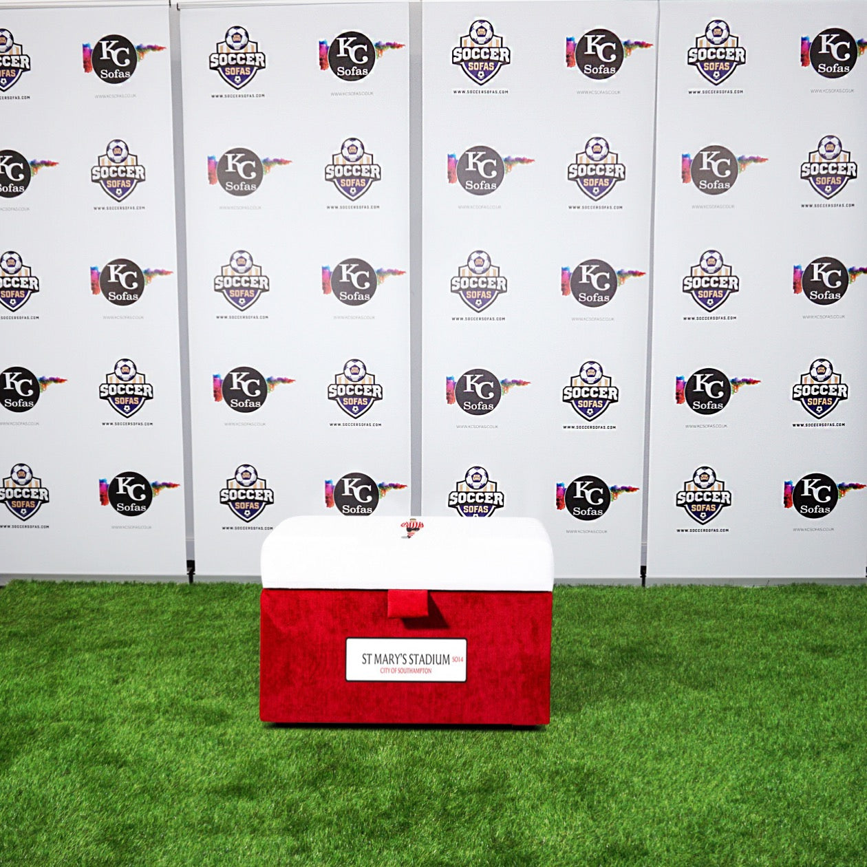 Saint Mary's Stadium Storage Footstool (Southampton FC)