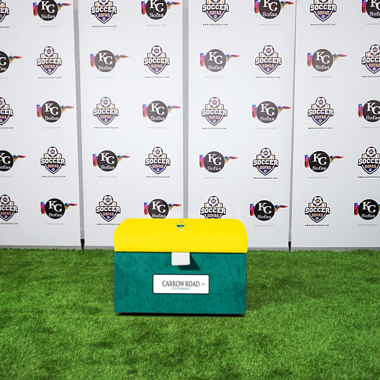 Carrow Road Storage Footstool (Norwich City FC)