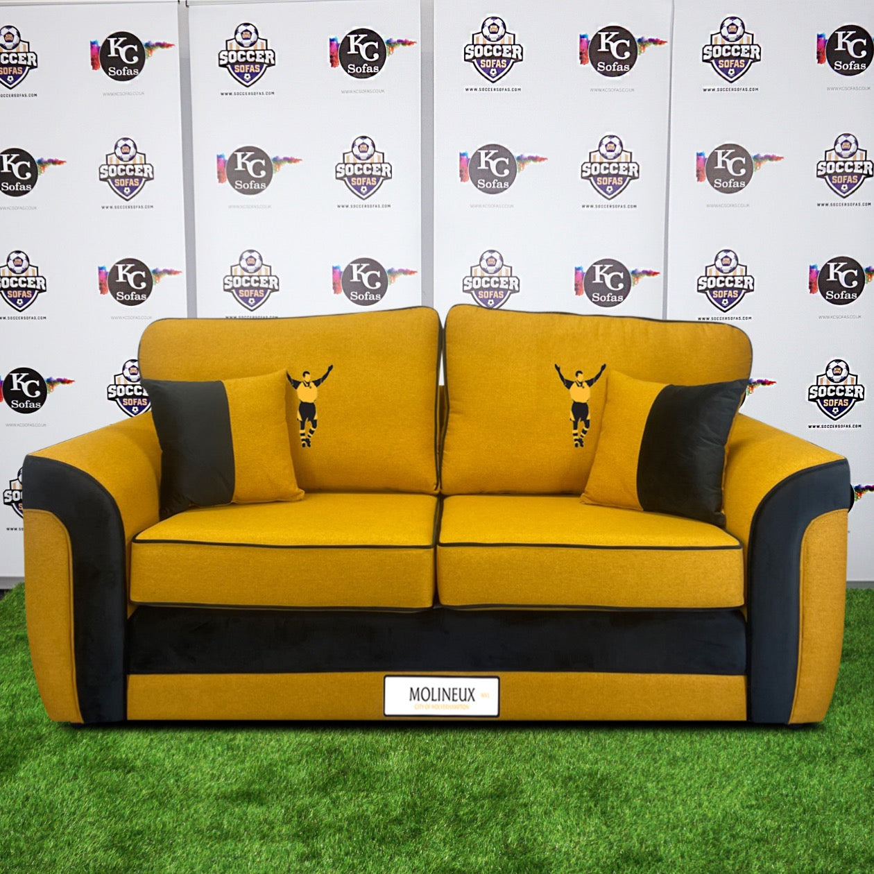 Molineux 3 Seater Sofa (Wolverhampton Wanderers FC)
