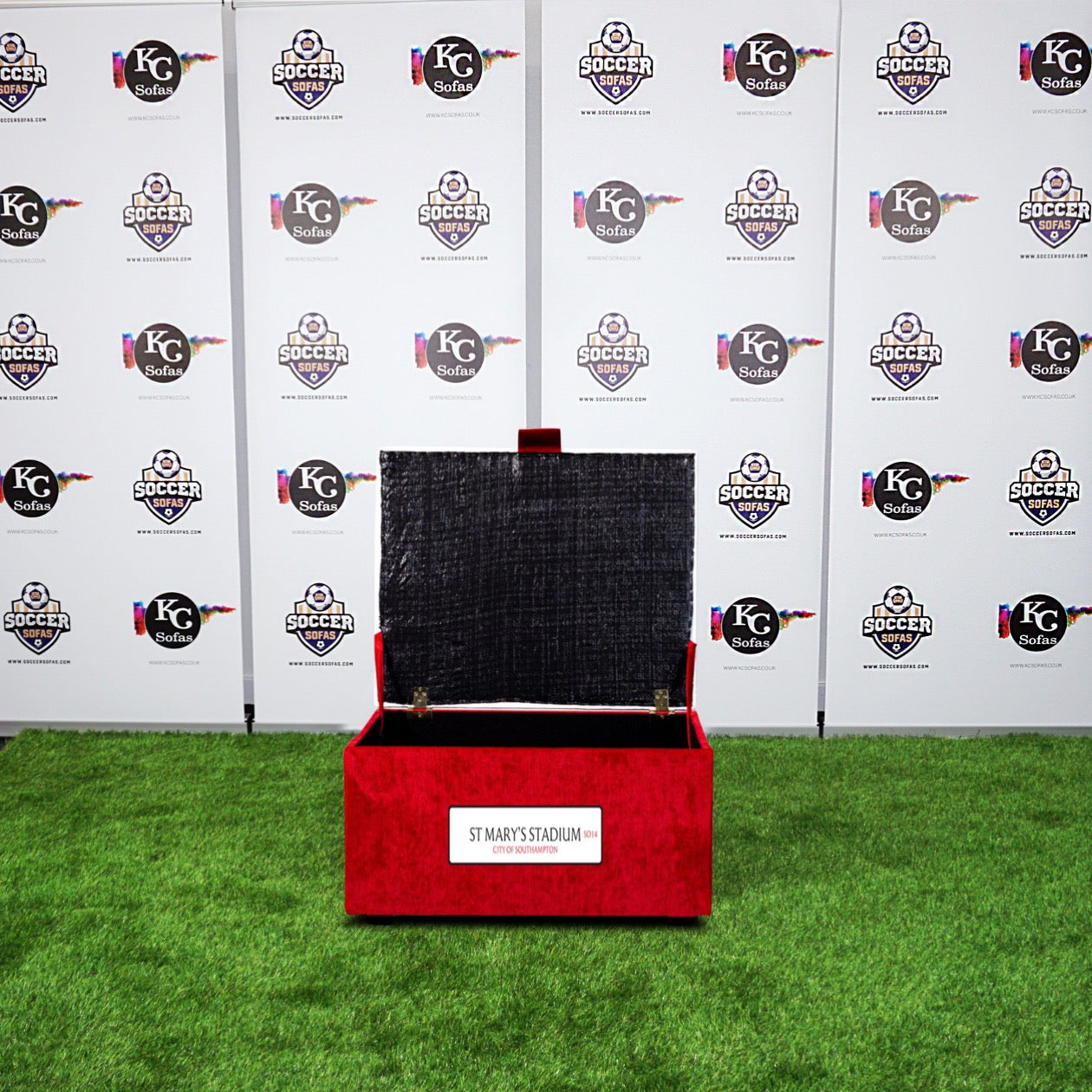 Saint Mary's Stadium Storage Footstool (Southampton FC)