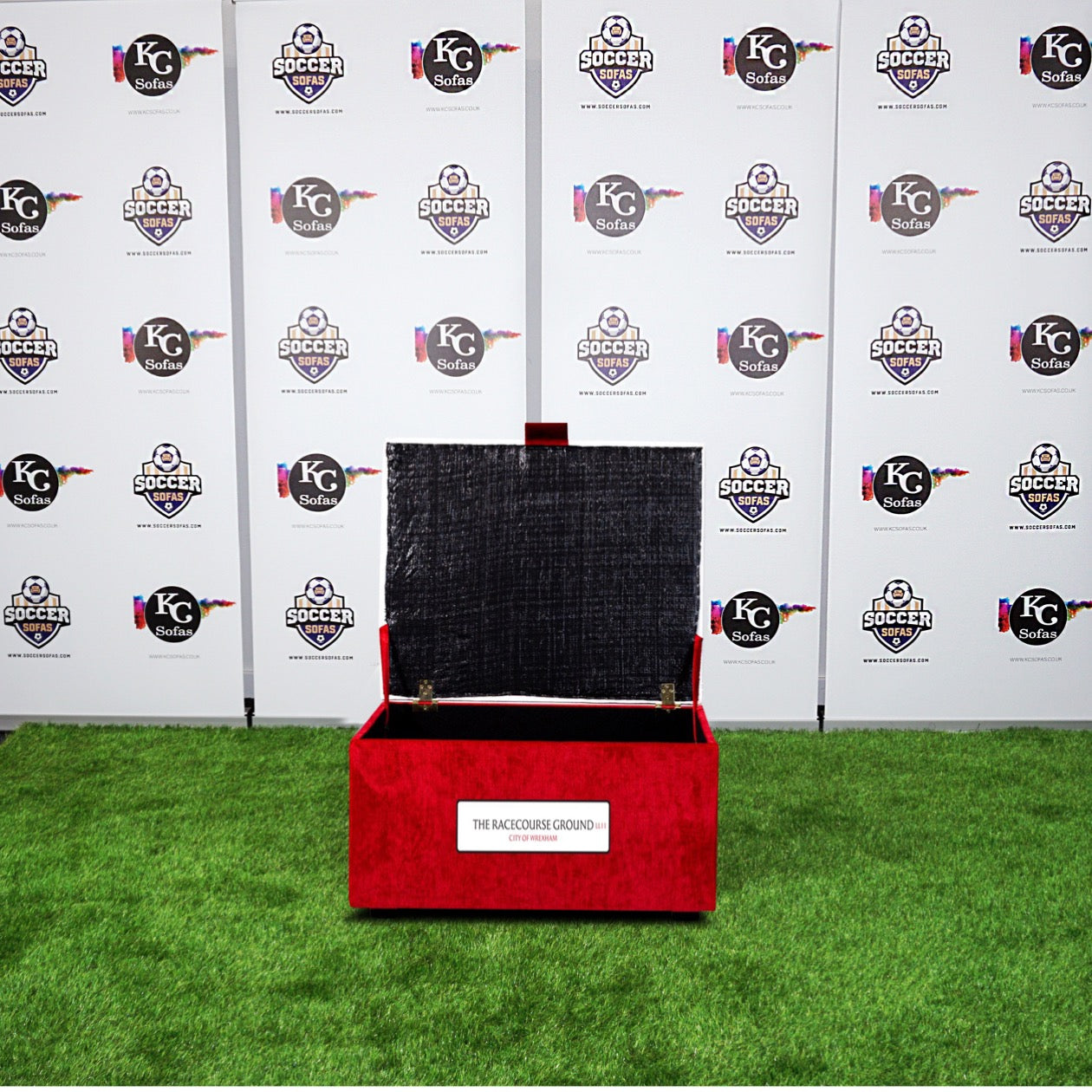 The Racecourse Ground Storage Footstool (AFC Wrexham)