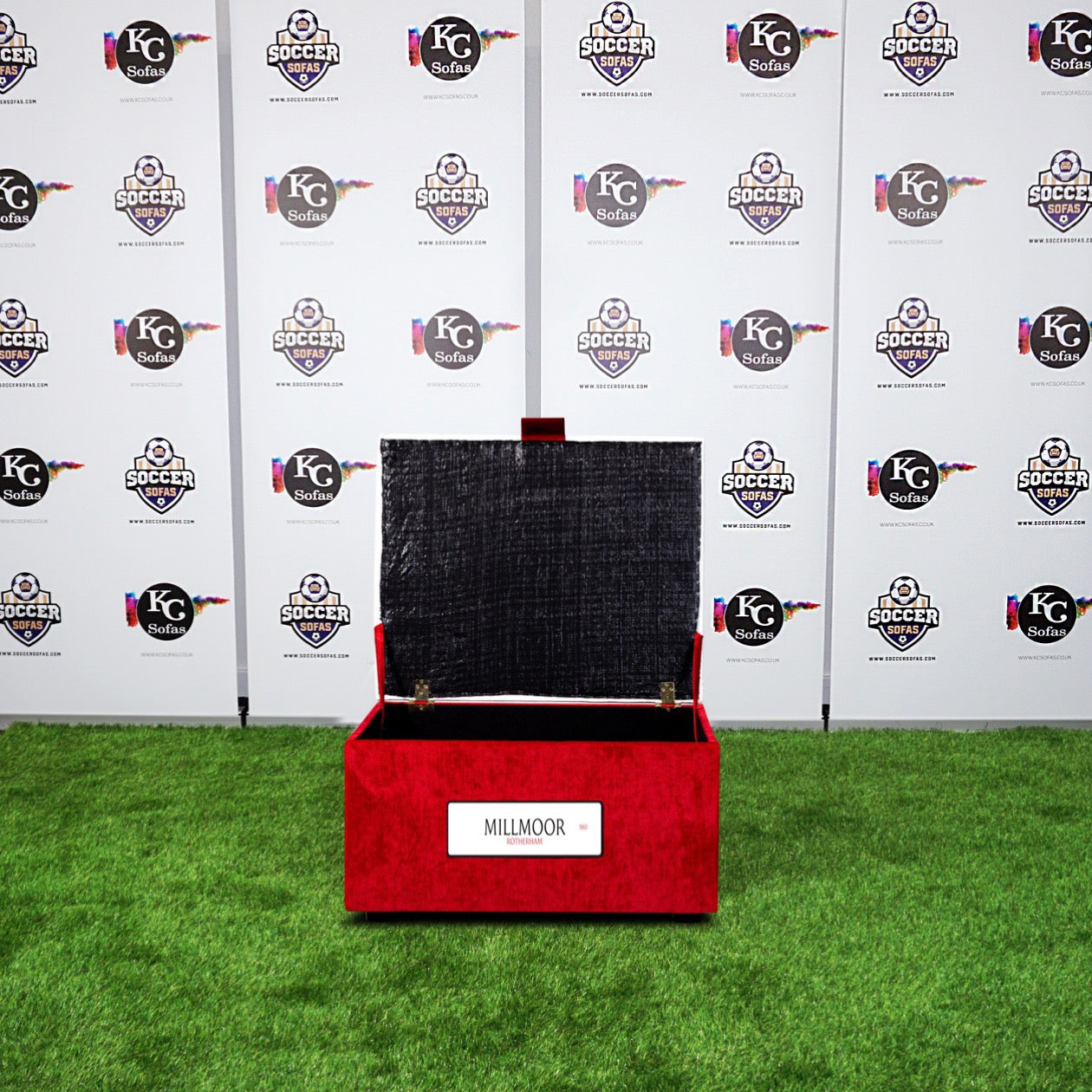 Millmoor Storage Footstool (Rotherham United FC)
