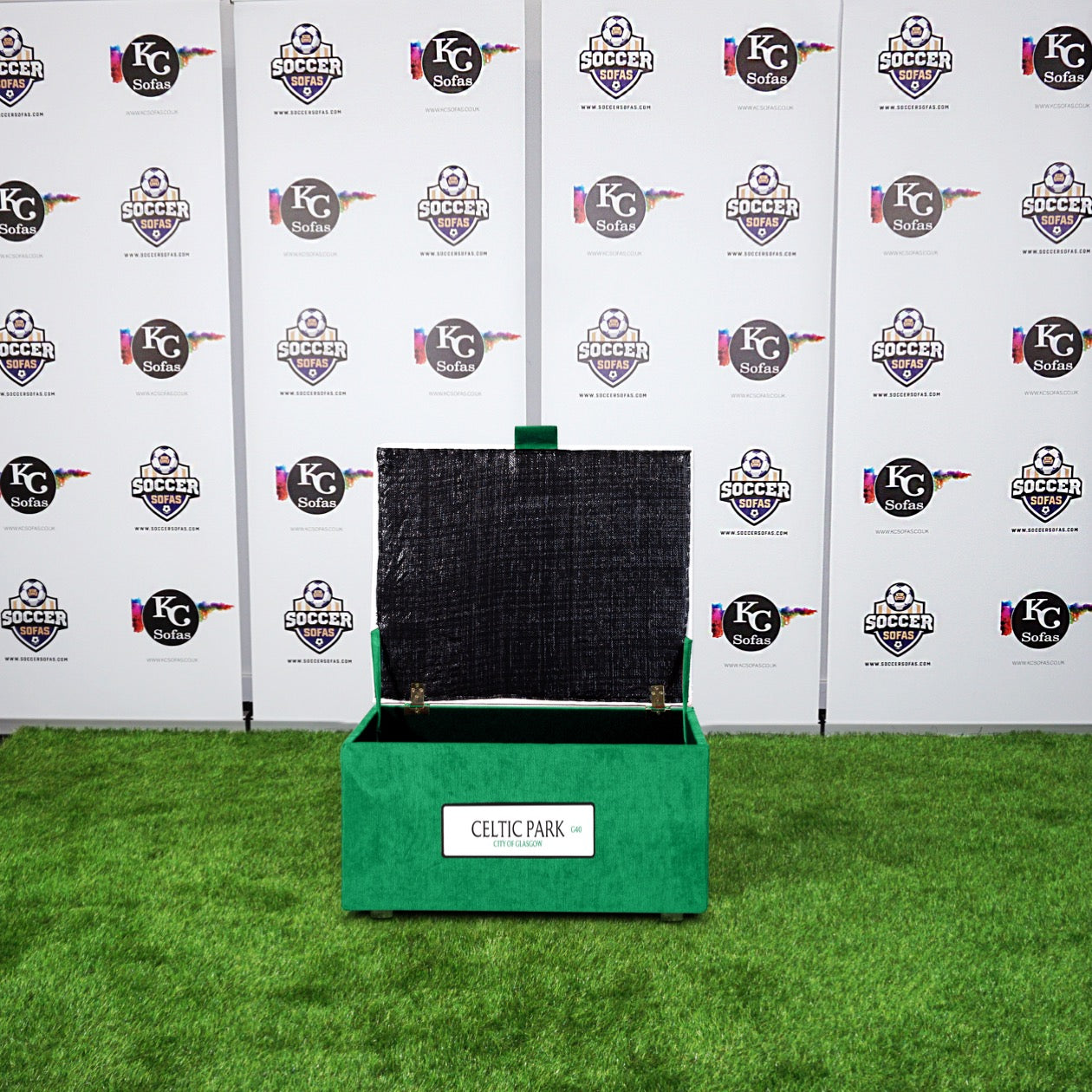 Celtic Park Storage Footstool (Celtic FC)