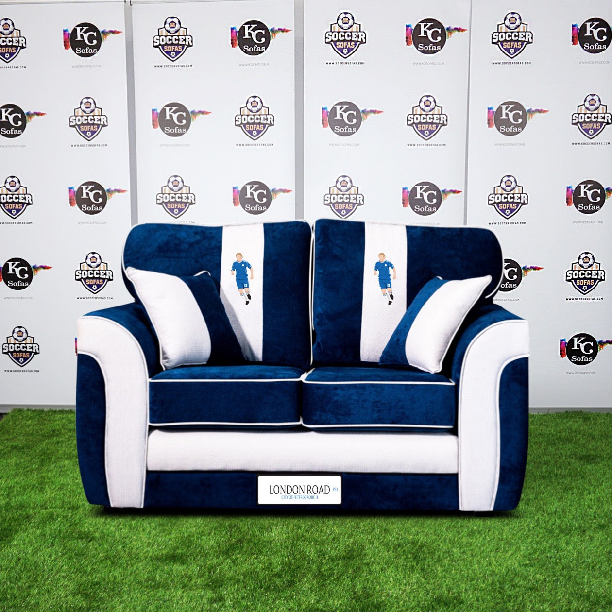 London Road 2 Seater Sofa (Peterborough United FC)