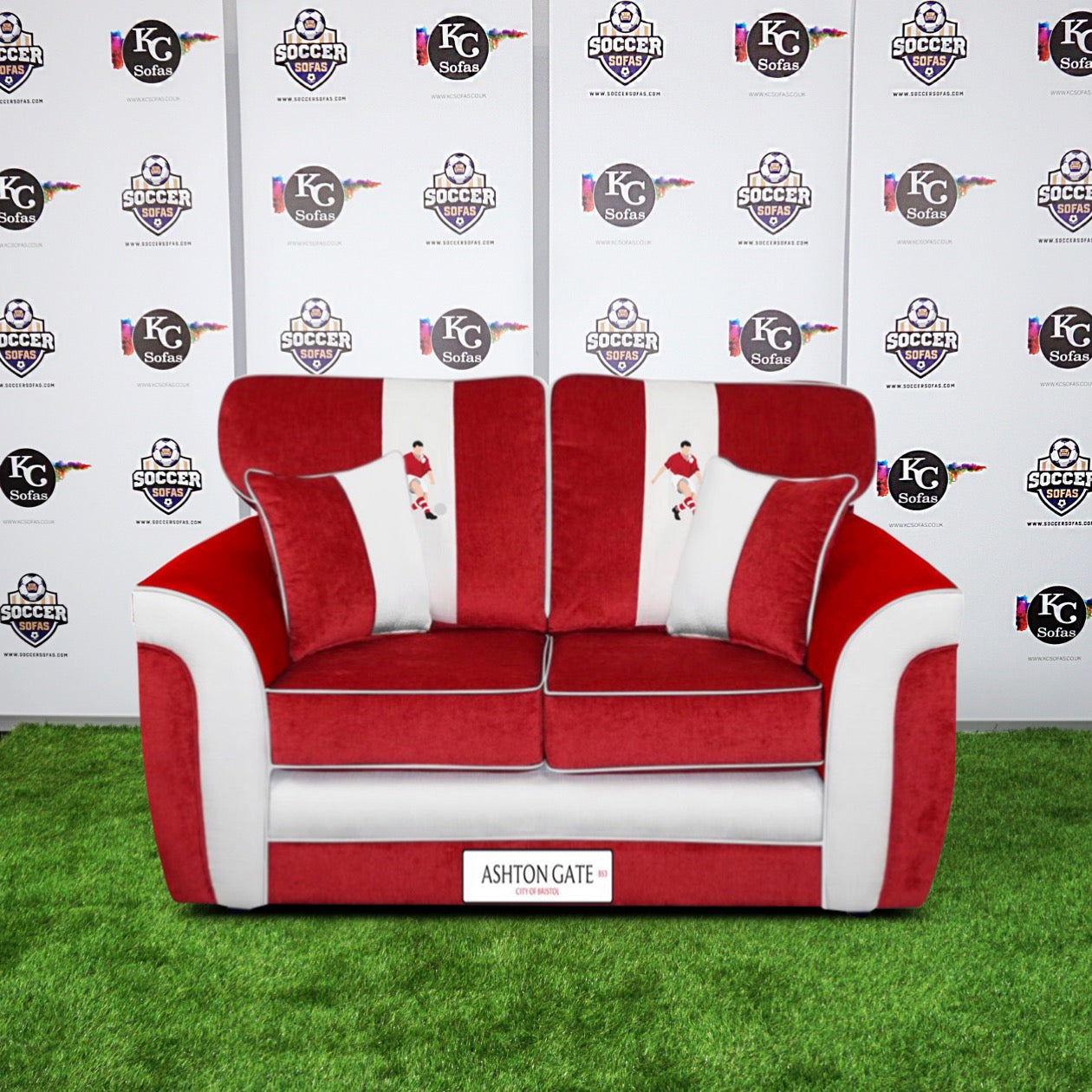 Ashton Gate 2 Seater Sofa (Bristol City FC)