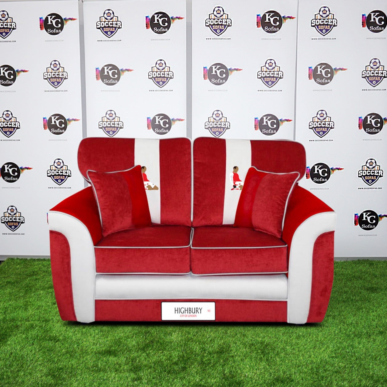 Highbury 2 Seater Sofa (Arsenal FC)