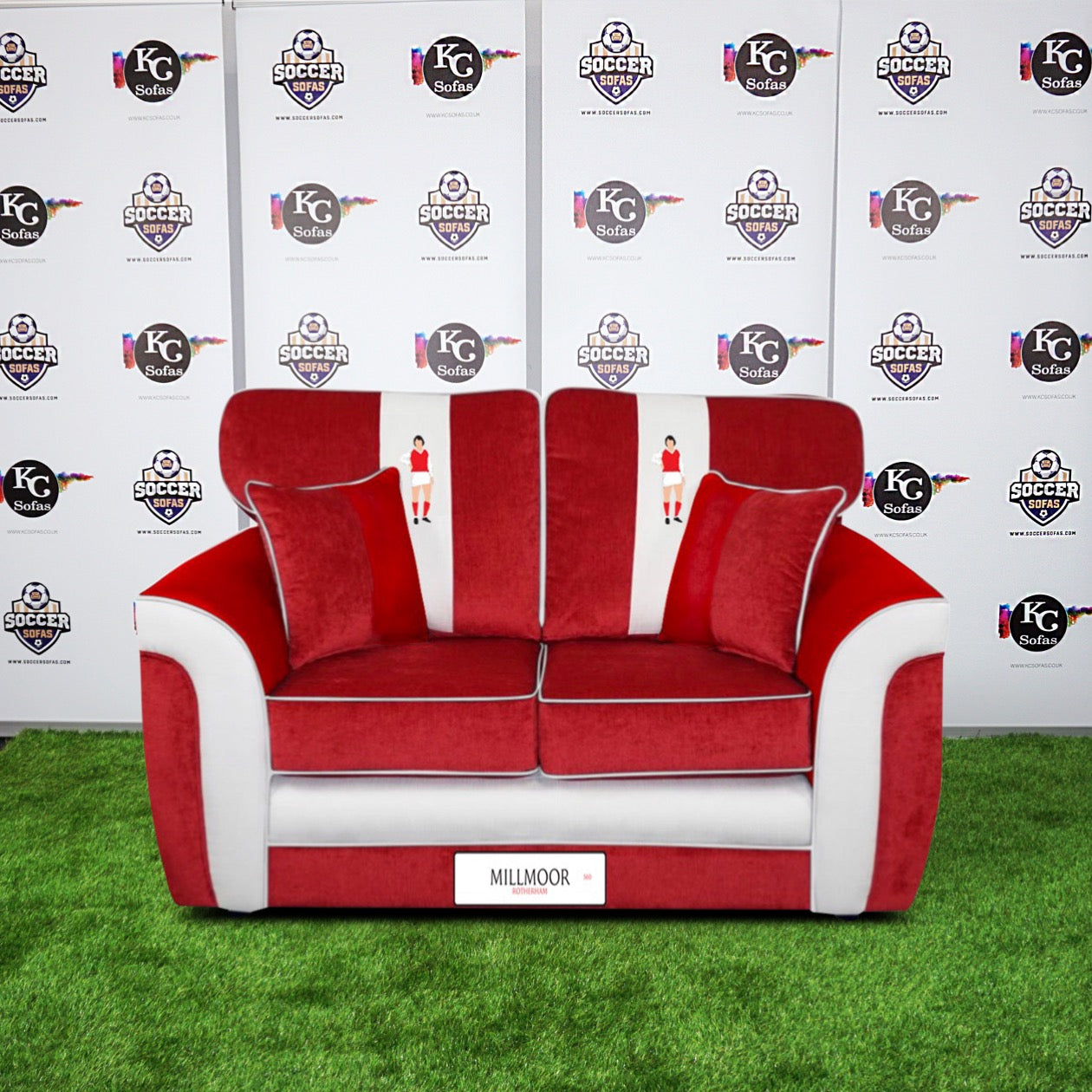 Millmoor 2 Seater Sofa (Rotherham United FC)