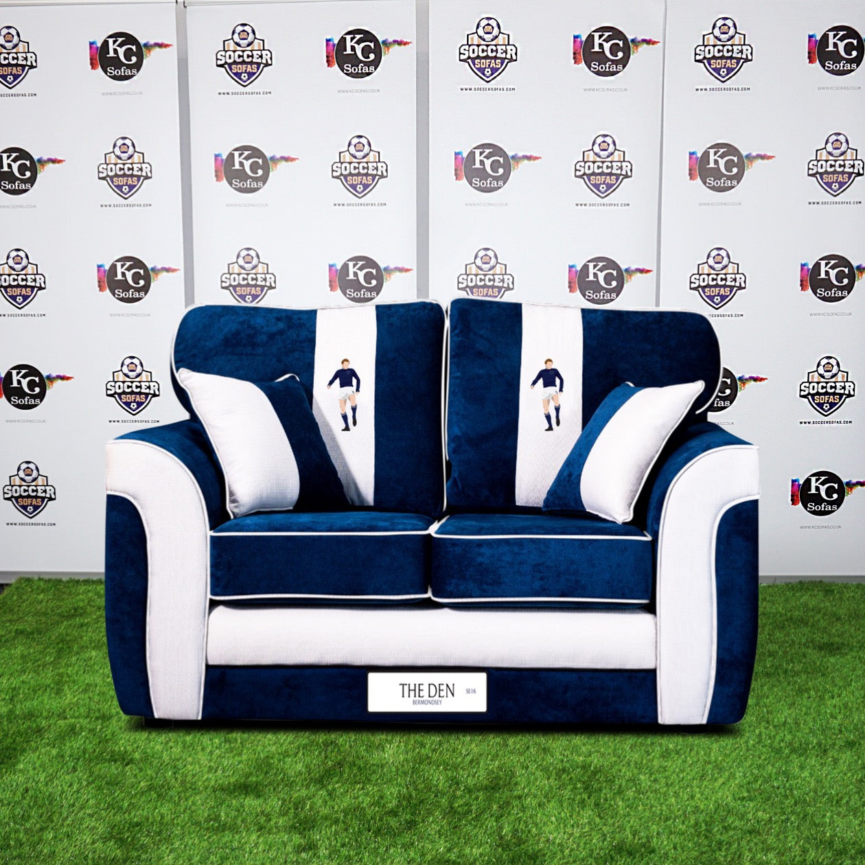 The Den 2 Seater Sofa (Millwall FC)