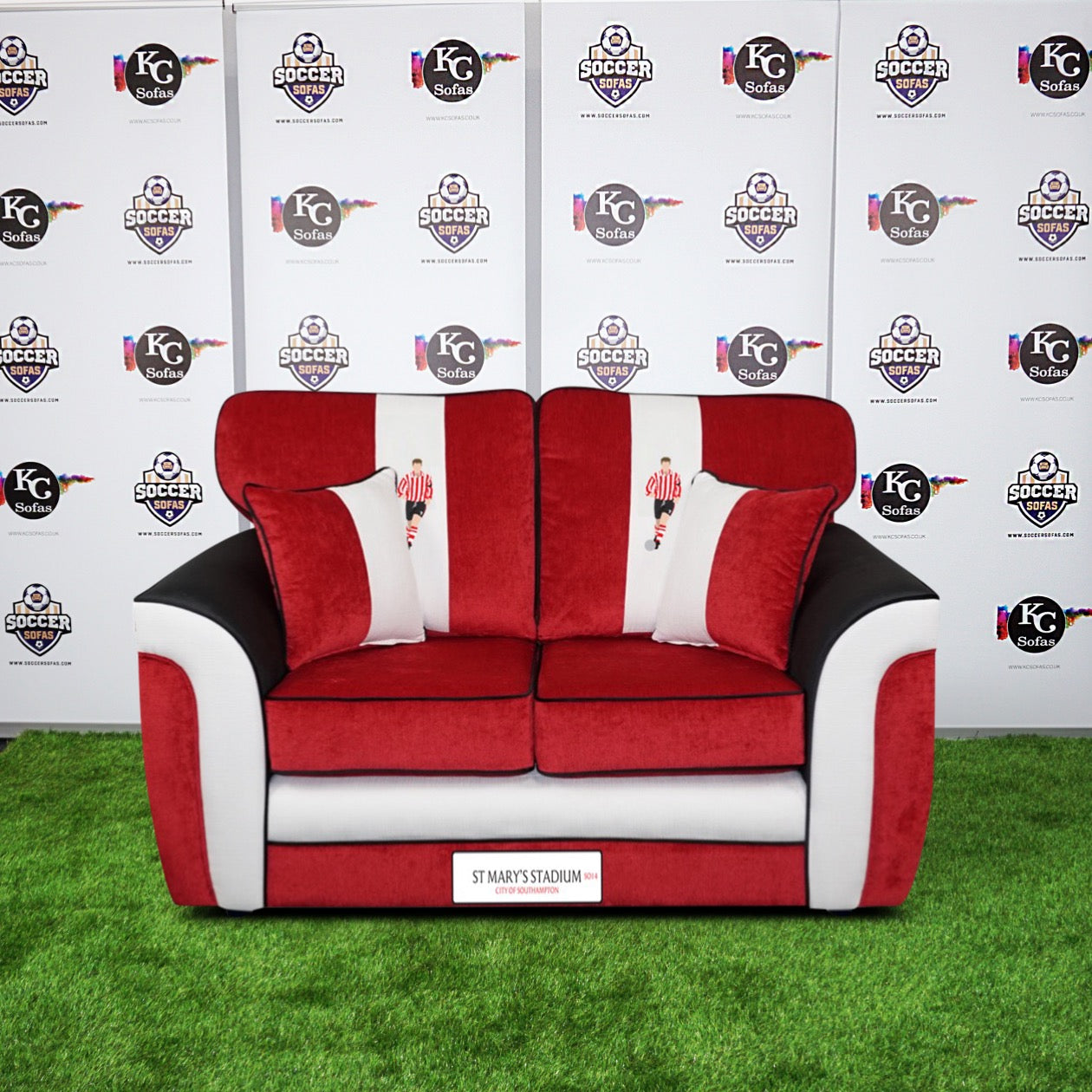 Saint Mary's Stadium 2 Seater Sofa (Southampton FC)
