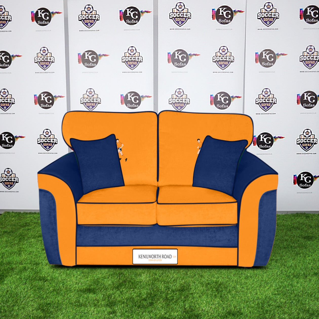 Kenilworth Road 2 Seater Sofa (Luton Town FC)
