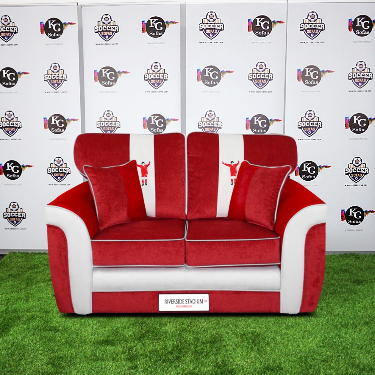 Riverside Stadium 2 Seater Sofa (Middlesbrough FC)