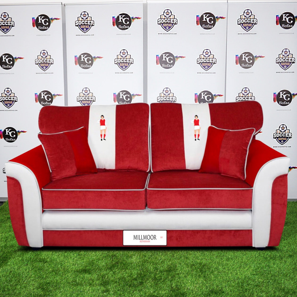 Millmoor 3 Seater Sofa (Rotherham United FC)