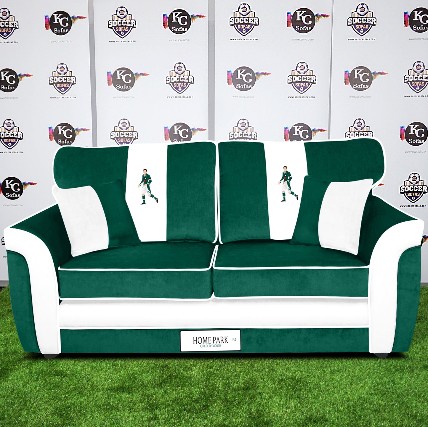 Home Park 3 Seater Sofa (Plymouth Argyle FC)