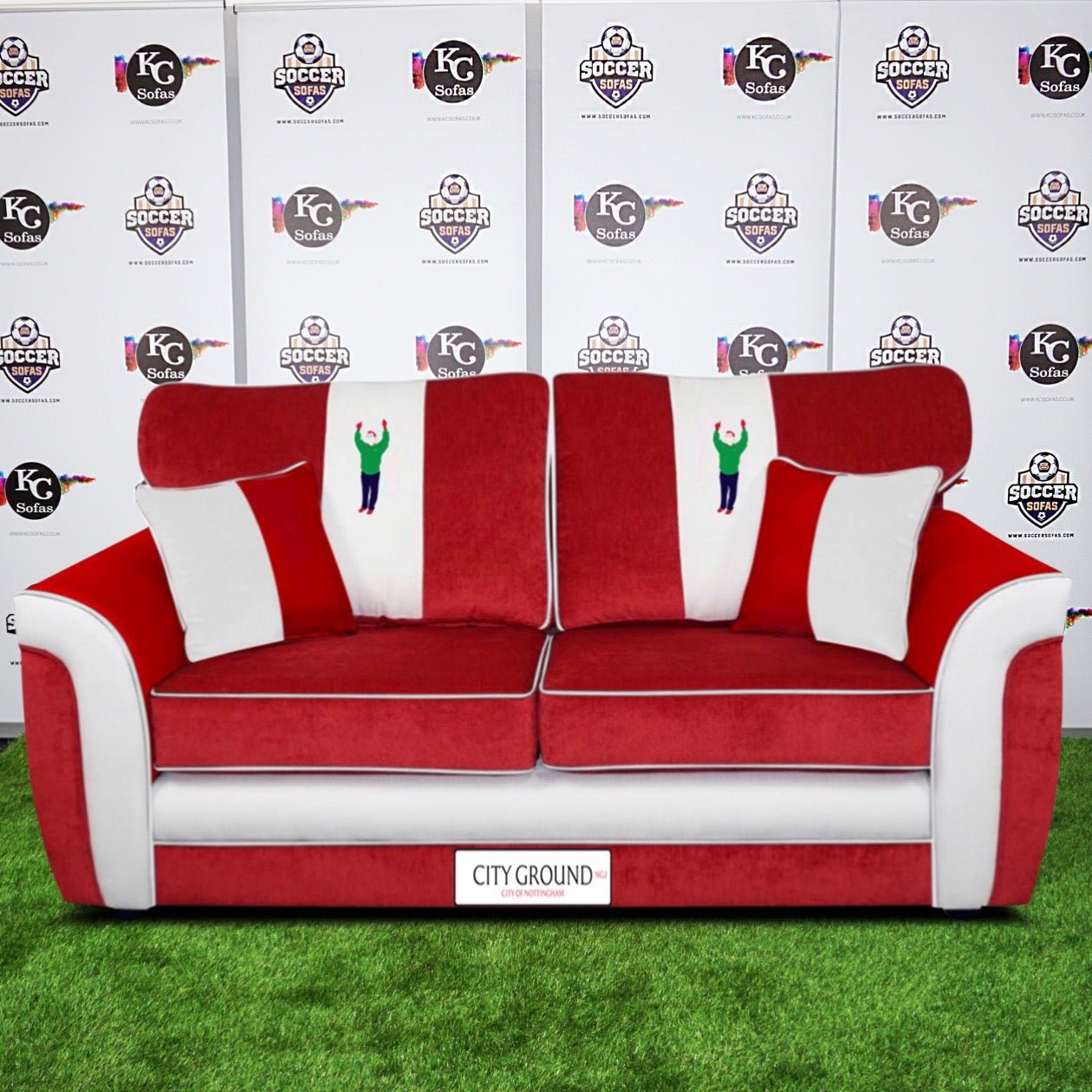 City Ground 3 Seater Sofa (Nottingham Forest FC)