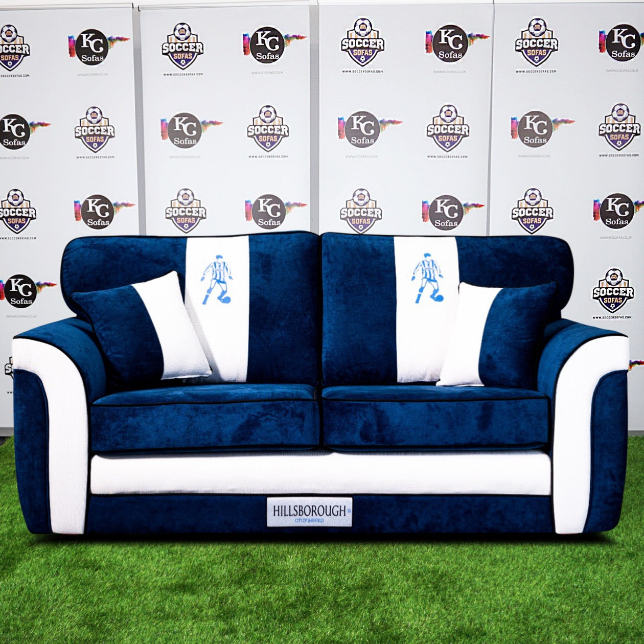 Hillsborough 3 Seater Sofa (Sheffield Wednesday FC)