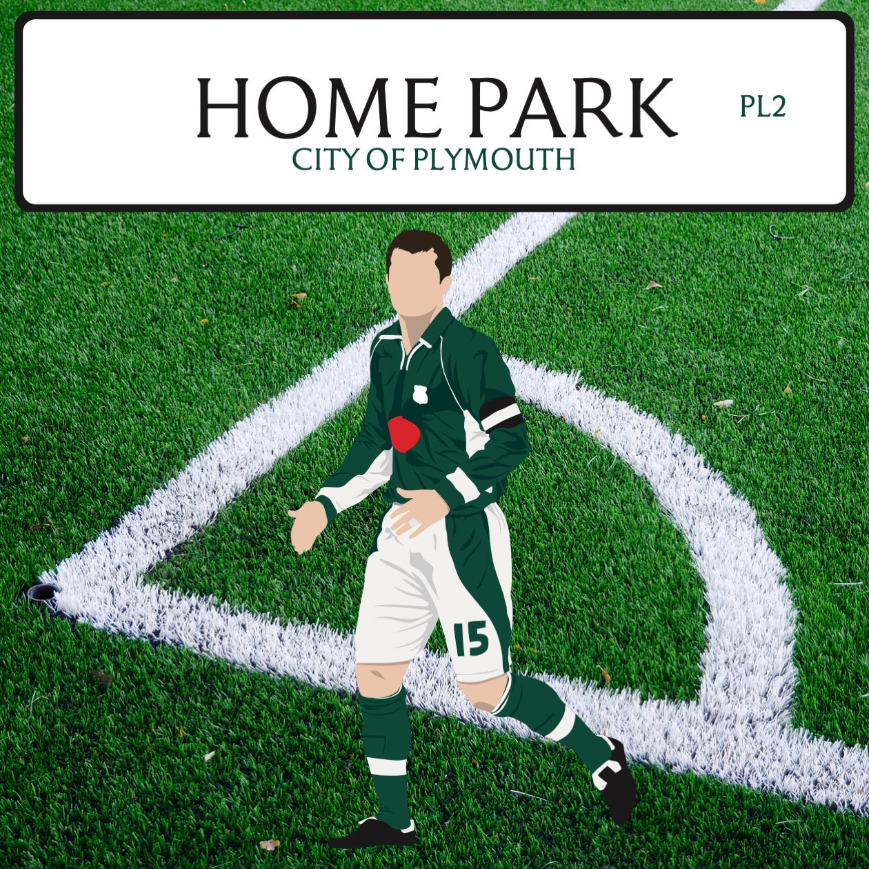 Home Park 3 Seater Sofa (Plymouth Argyle FC)
