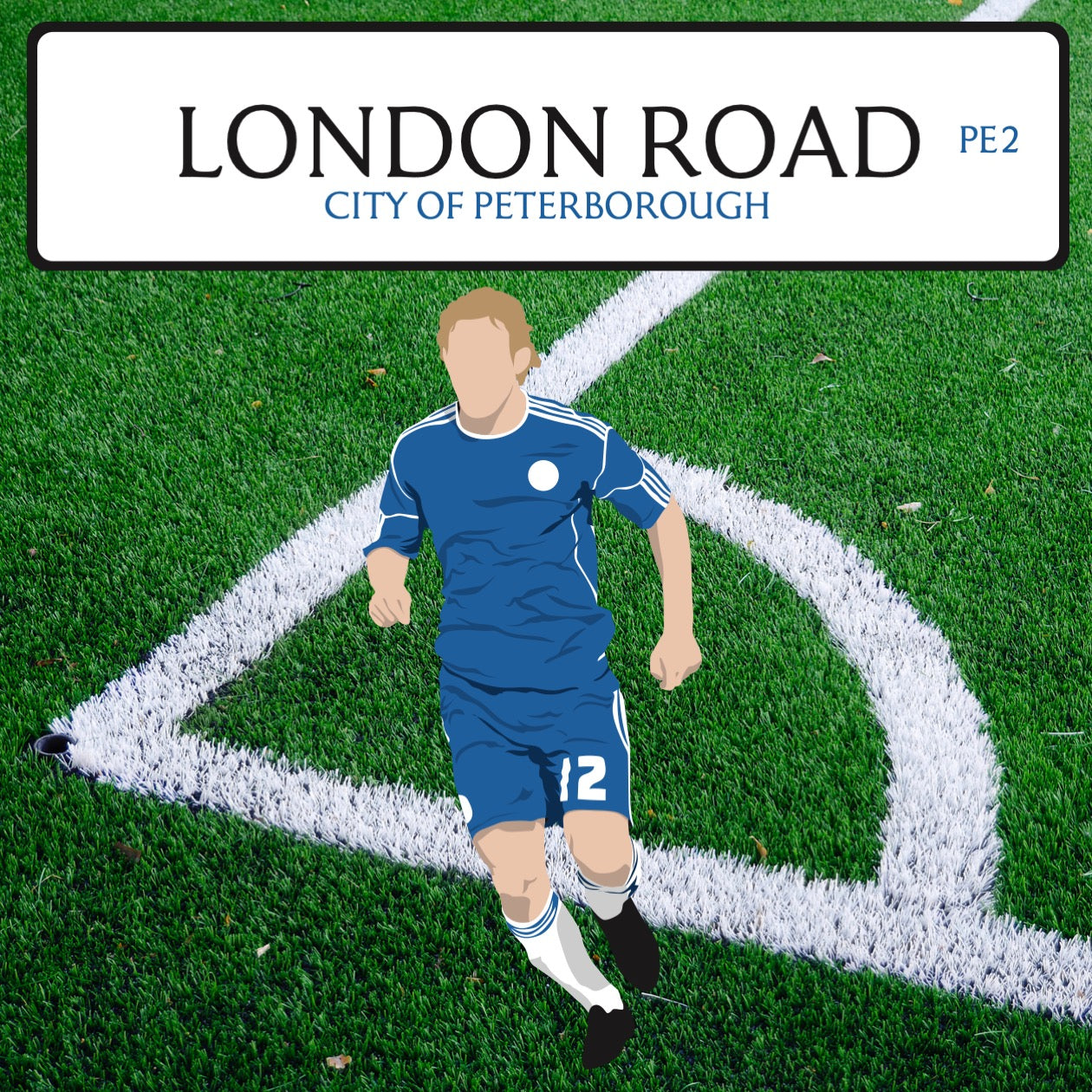London Road 2 Seater Sofa (Peterborough United FC)