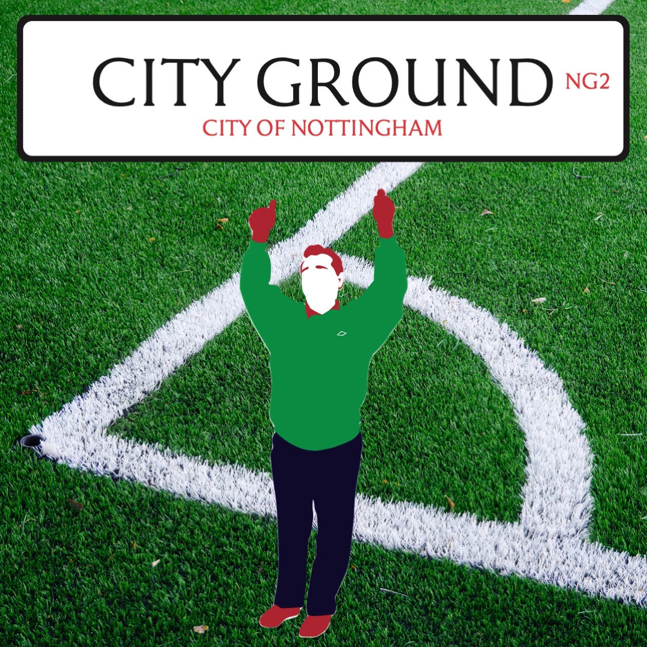 City Ground 3 Seater Sofa (Nottingham Forest FC)