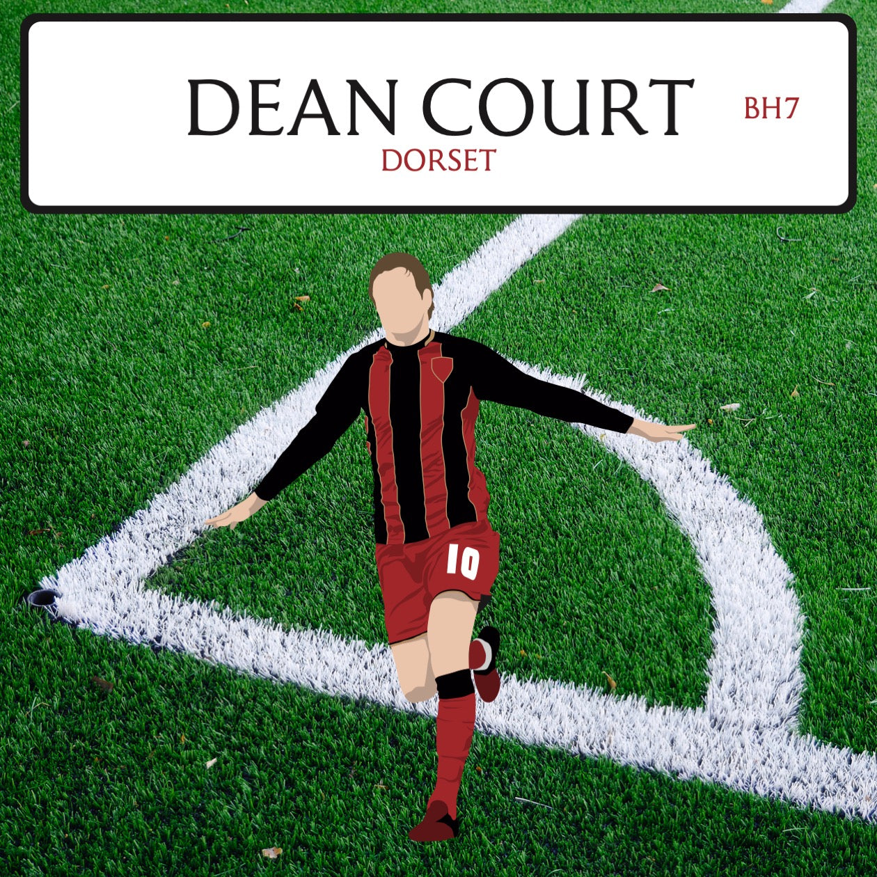 Dean Court 2 Seater Sofa (AFC Bournemouth)