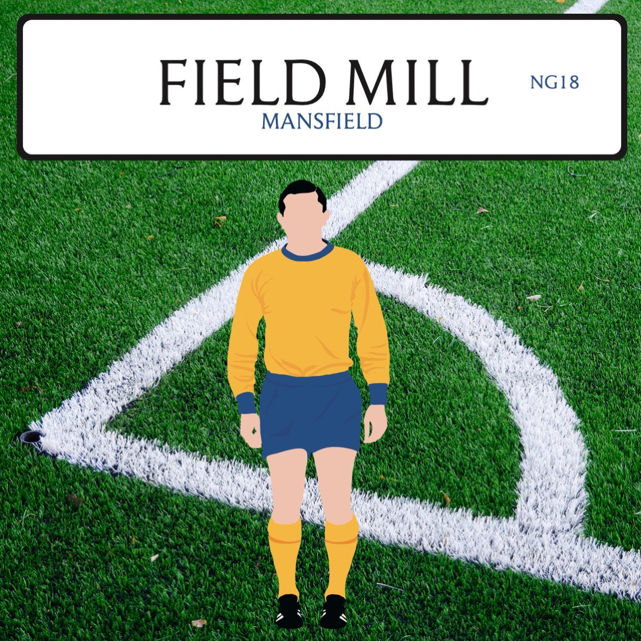 Field Mill 3 Seater Sofa (Mansfield Town FC)