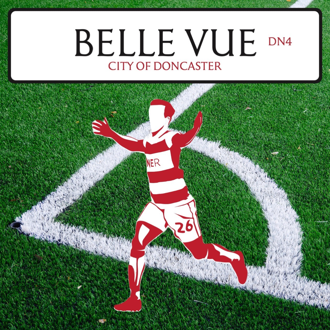 Belle Vue Storage Footstool (Doncaster Rovers FC)