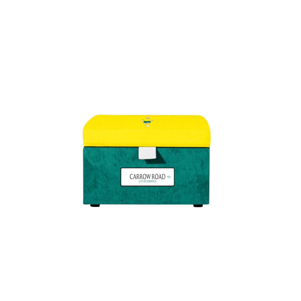 Carrow Road Storage Footstool (Norwich City FC)