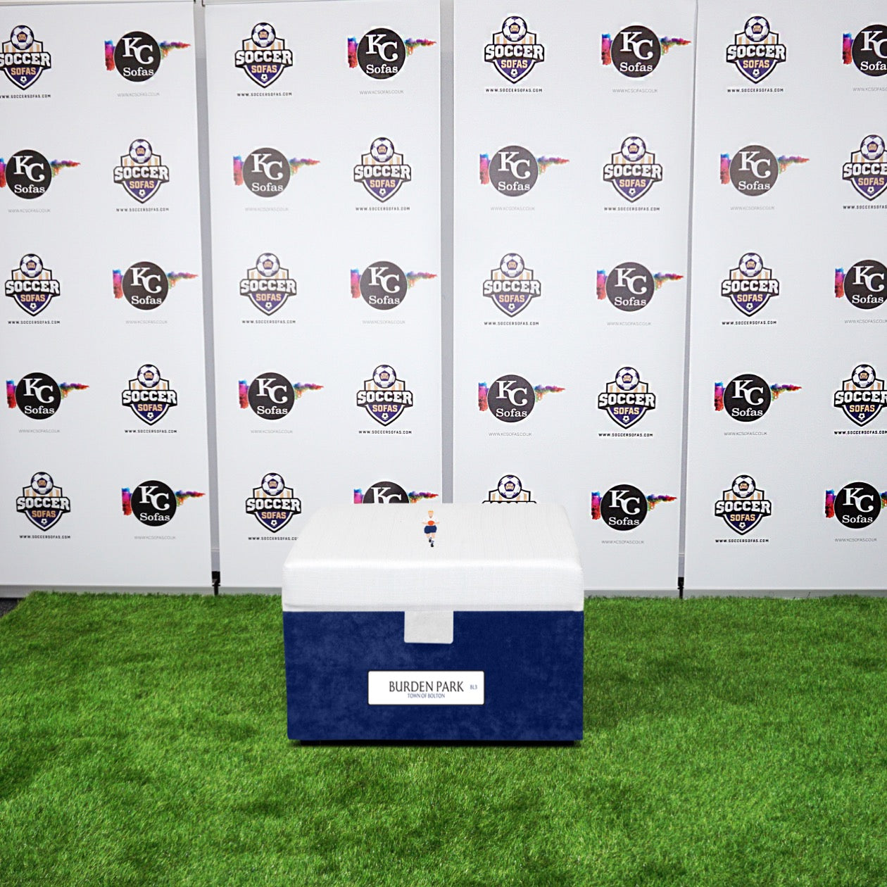 Burden Park Storage Footstool (Bolton Wanderers FC)