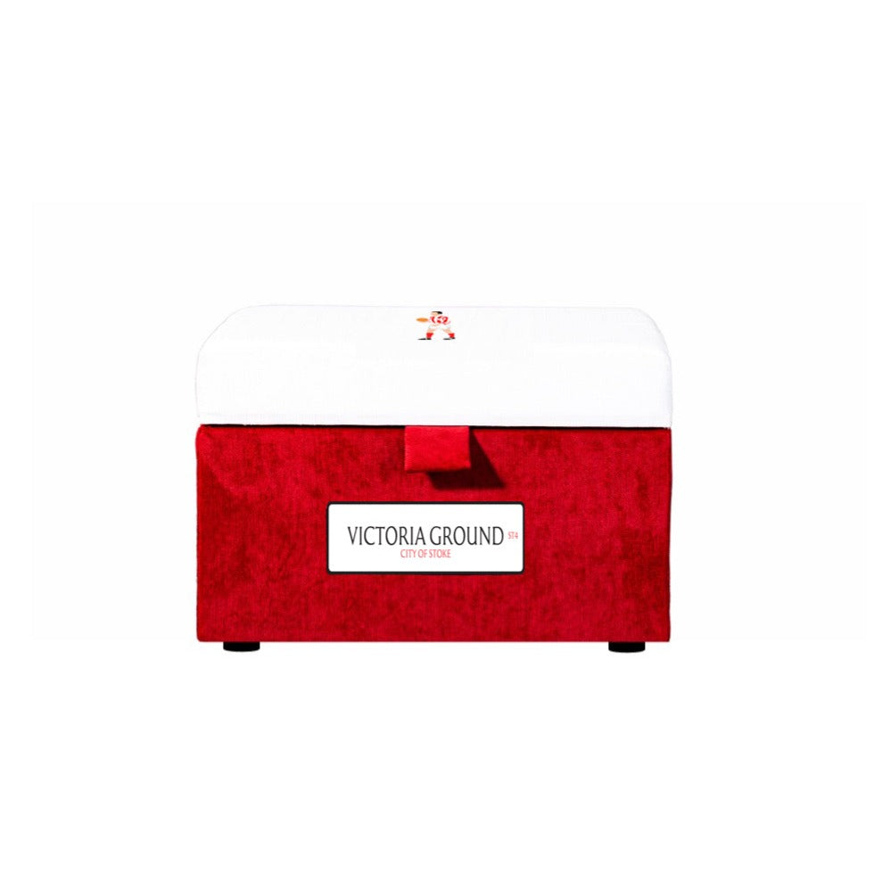 Victoria Ground Storage Footstool (Stoke City FC)