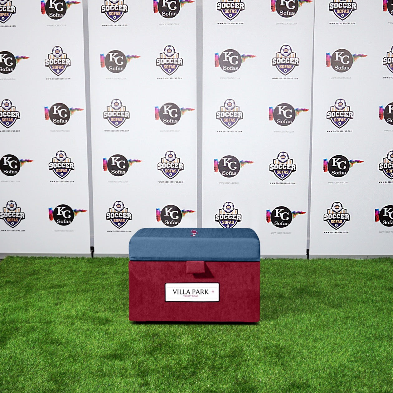 Villa Park Storage Footstool (Aston Villa FC)