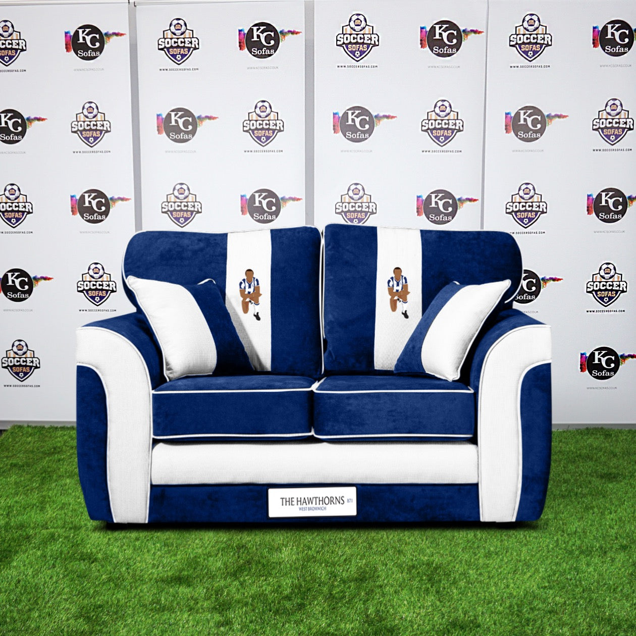 The Hawthorns 2 Seater Sofa (West Bromwich Albion FC)
