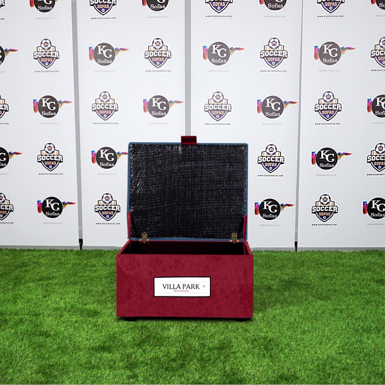 Villa Park Storage Footstool (Aston Villa FC)