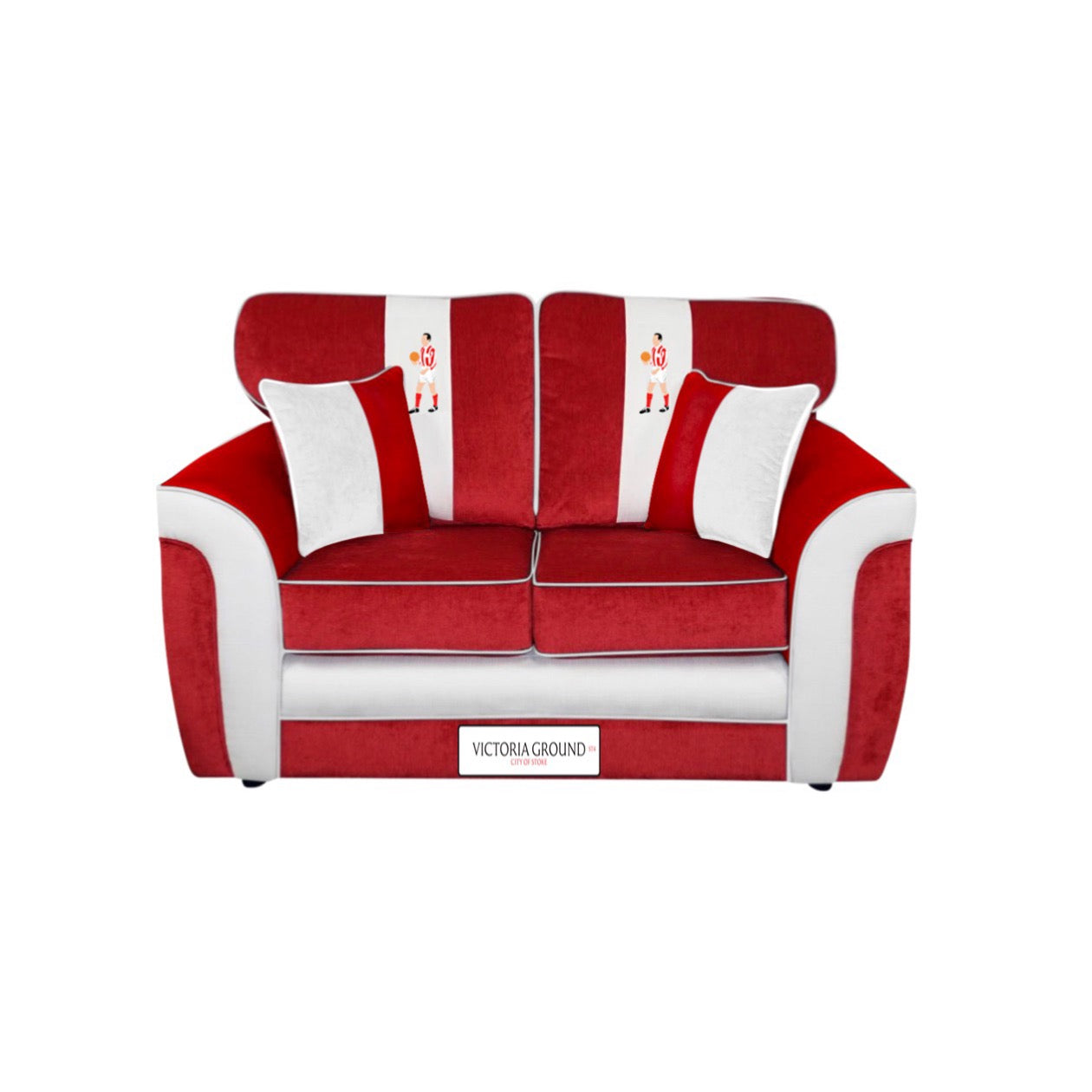 Victoria Ground 2 Seater Sofa (Stoke City FC)