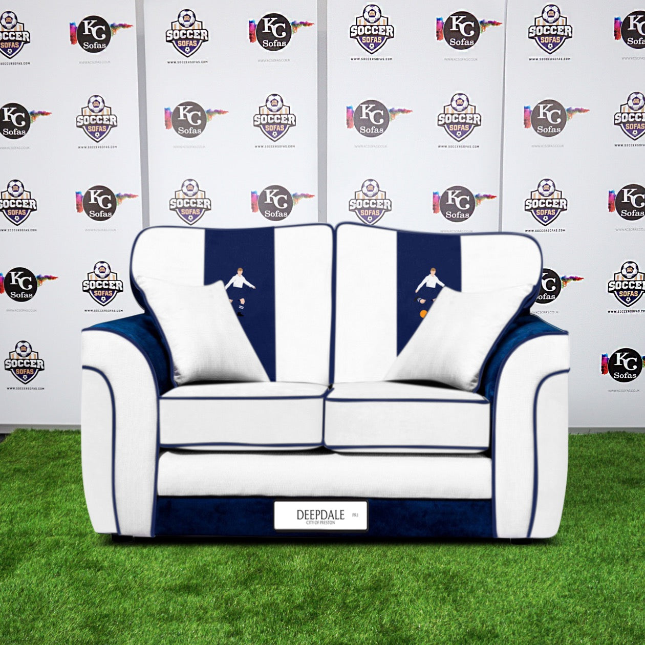 Deepdale 2 Seater Sofa (Preston North End FC)