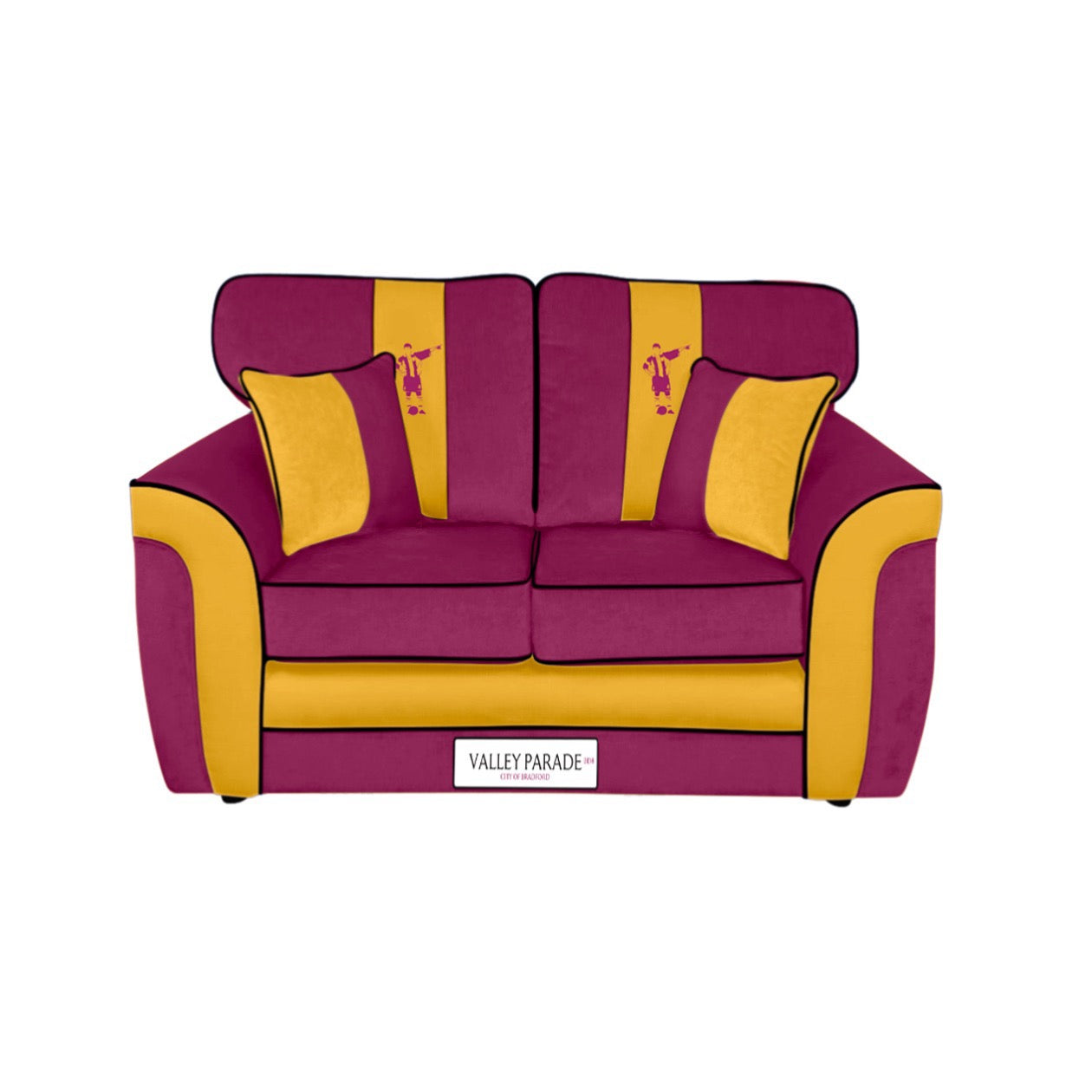 Valley Parade 2 Seater Sofa (Bradford City FC)