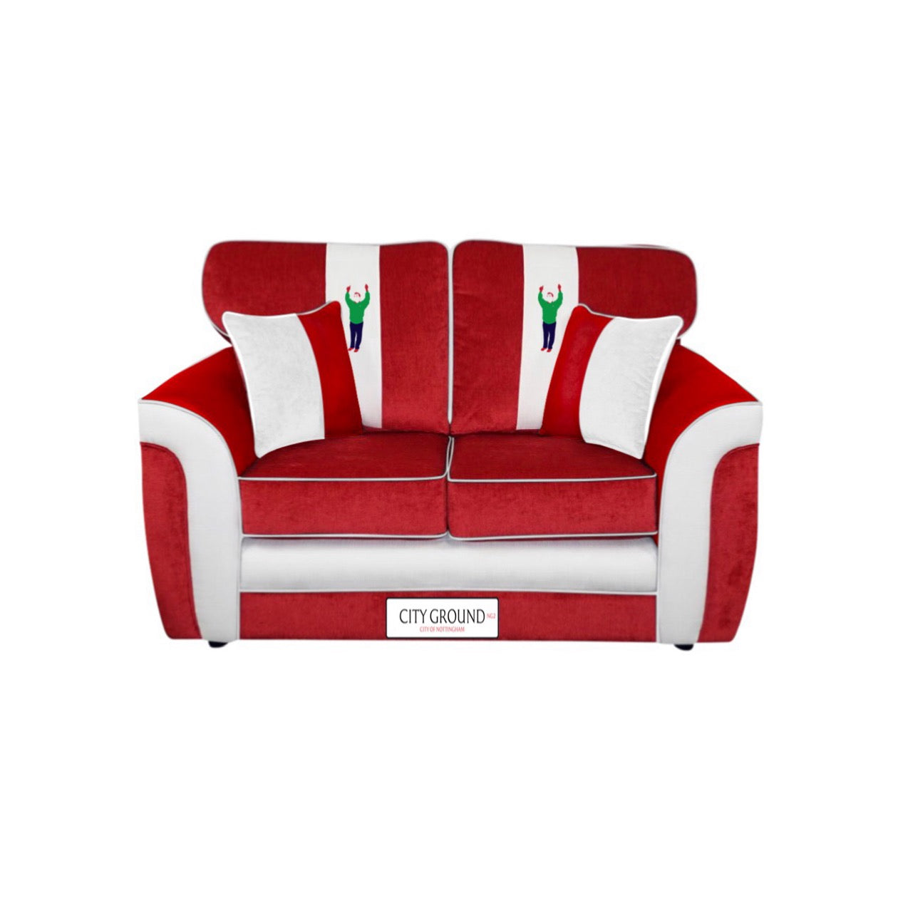 City Ground 2 Seater Sofa (Nottingham Forest FC)