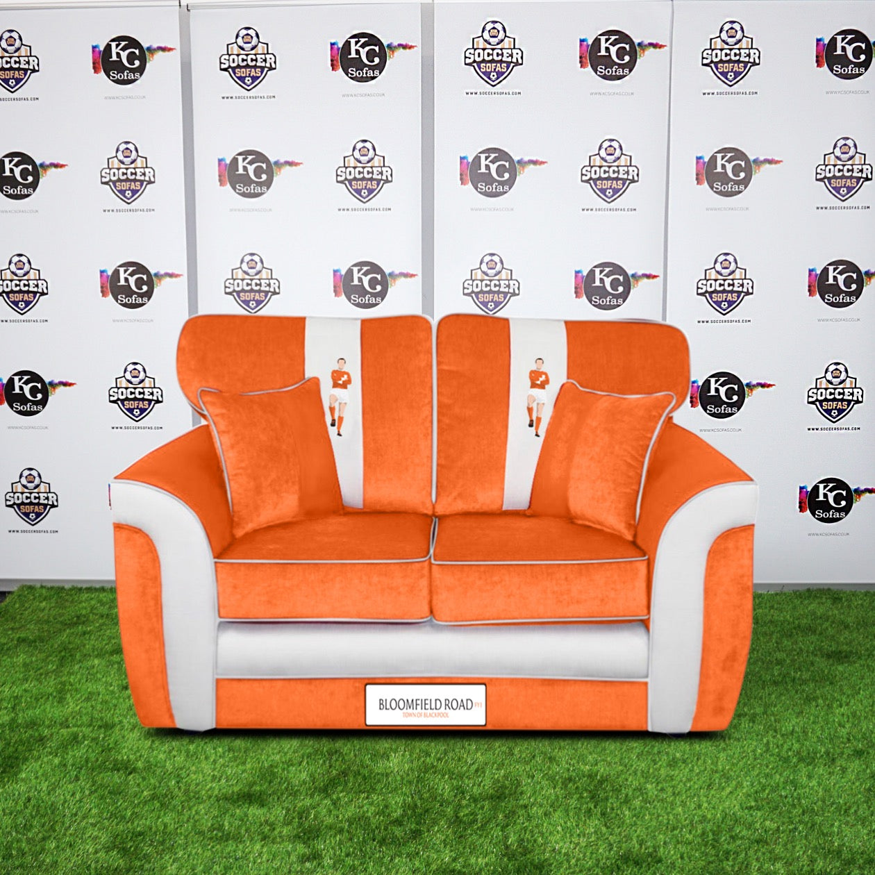 Bloomfield Road 2 Seater Sofa (Blackpool FC)