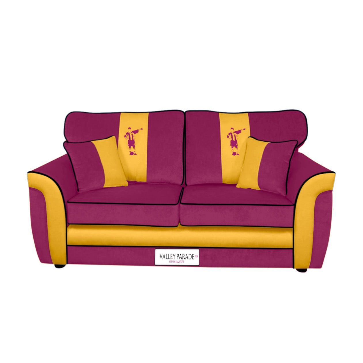 Valley Parade 3 Seater Sofa (Bradford City FC)