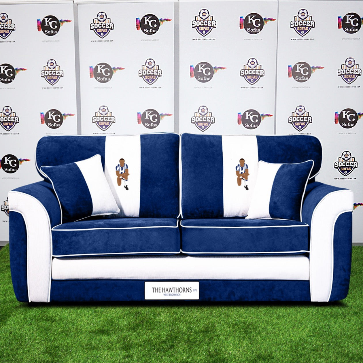 The Hawthorns 3 Seater Sofa (West Bromwich Albion FC)