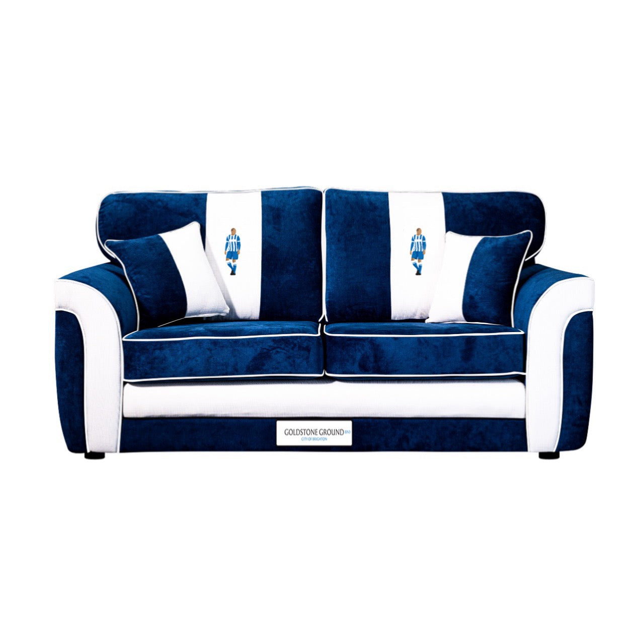 Goldstone Ground 3 Seater Sofa (Brighton & Hove Albion FC)