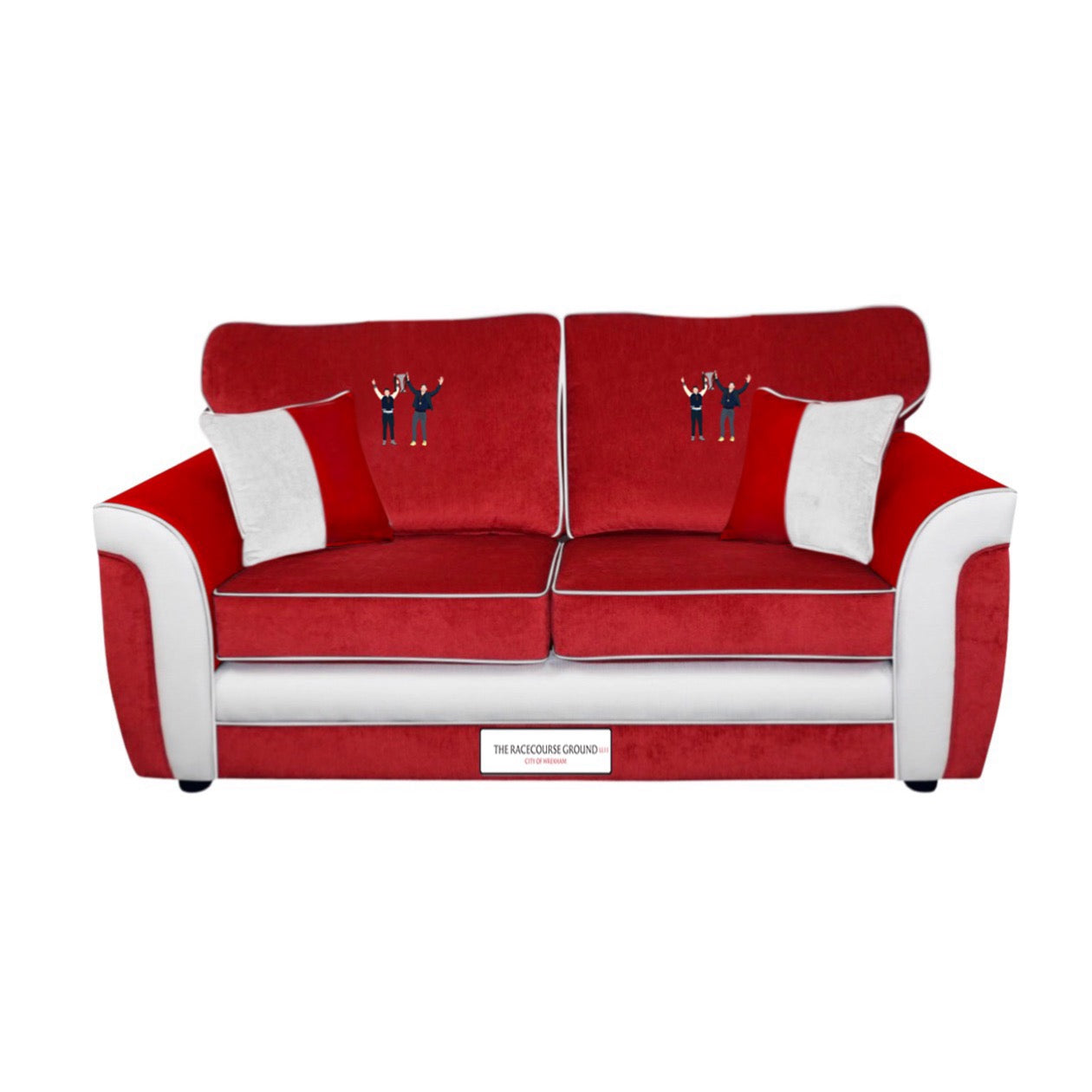 The Racecourse Ground 3 Seater Sofa (AFC Wrexham)