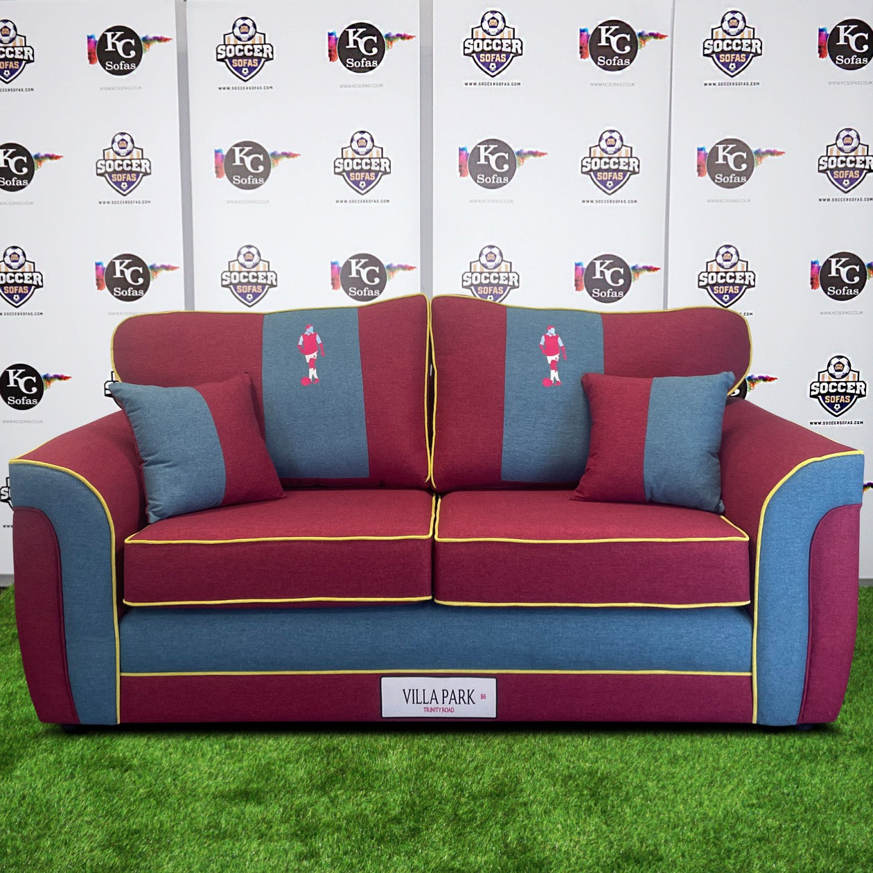 Villa Park 3 Seater Sofa (Aston Villa FC)