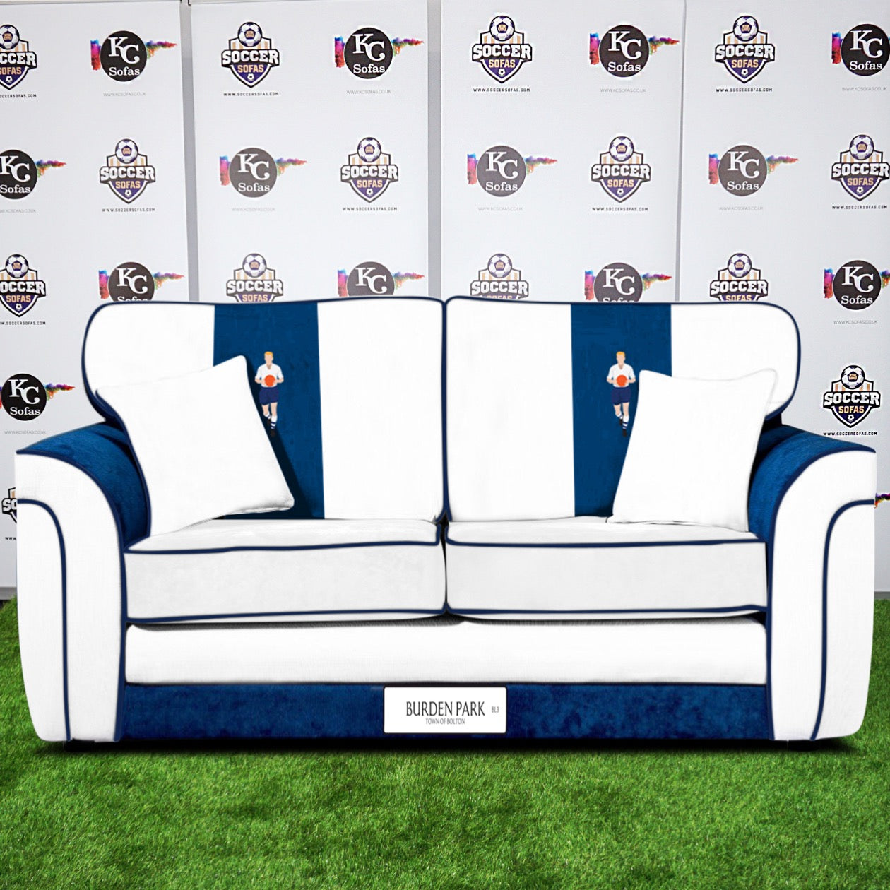 Burden Park 3 Seater Sofa (Bolton Wanderers FC)