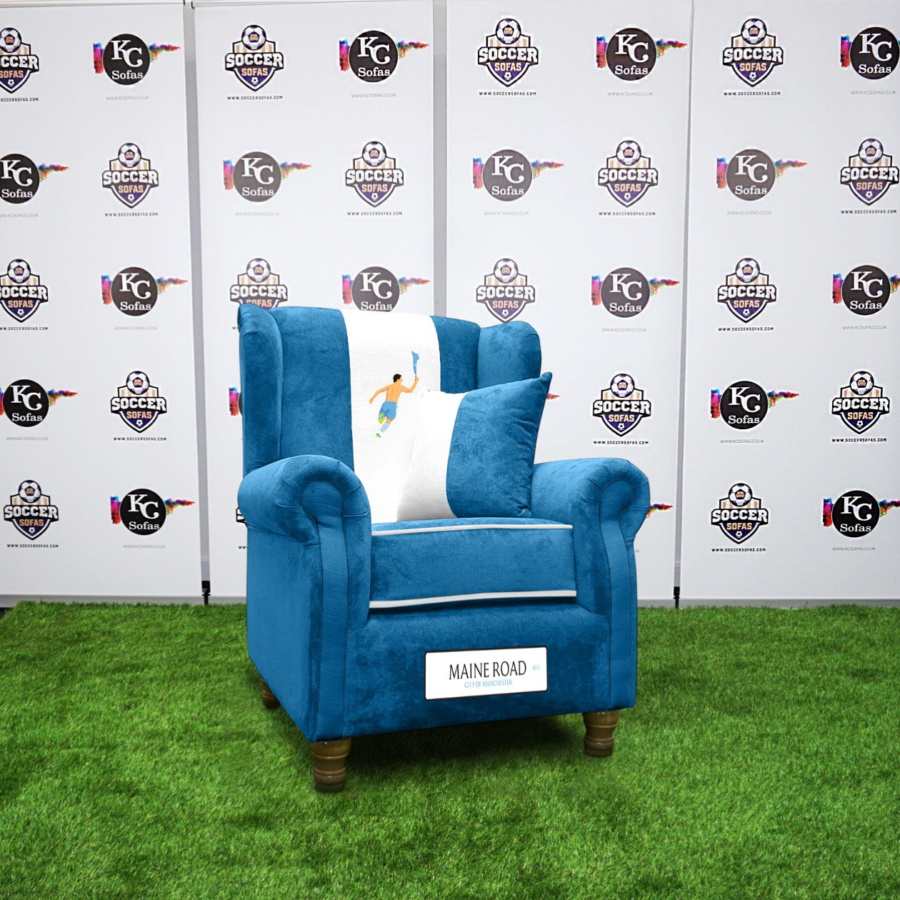 Maine Road Wing Chair (Manchester City FC)