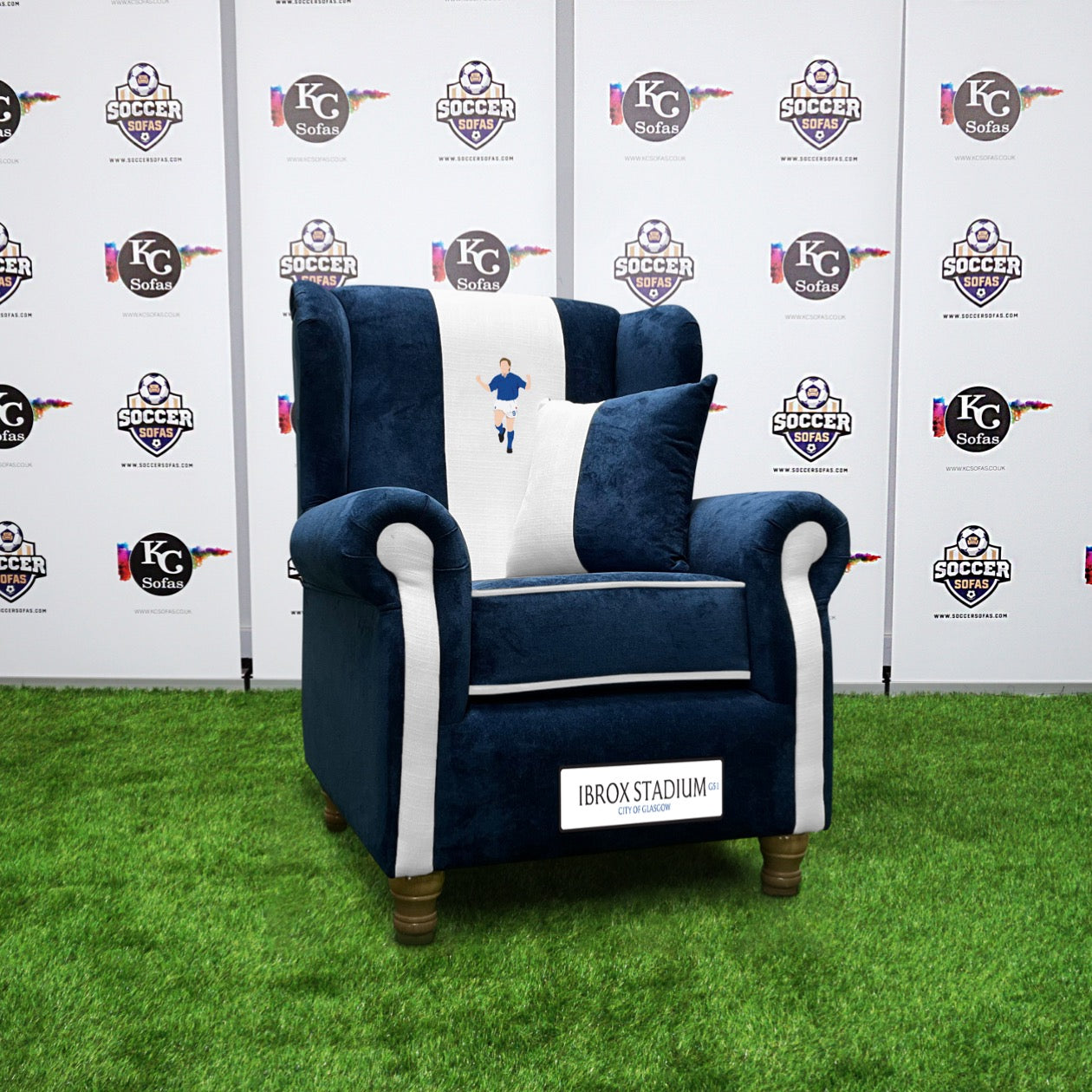 Ibrox Stadium Wing Chair (Glasgow Rangers FC)