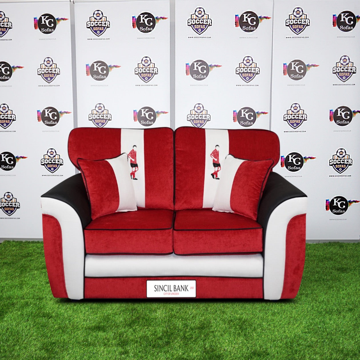 Sincil Bank 2 Seater Sofa (Lincoln City FC)