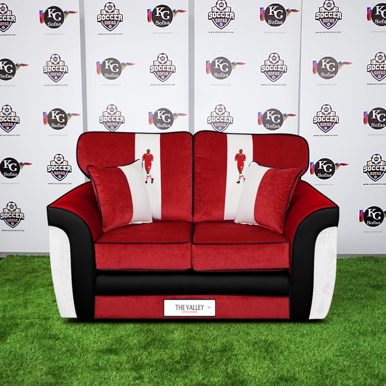 The Valley 2 Seater Sofa (Charlton Athletic FC)